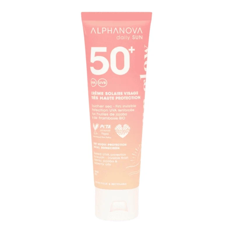 Crema Solar Facial SPF50+ Daily Sun · Alphanova · 50 ml