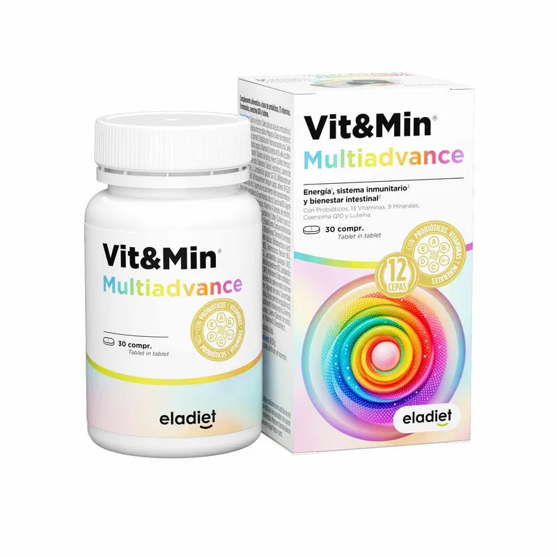 Vit&Min Multiadvance · Eladiet · 30 comprimidos