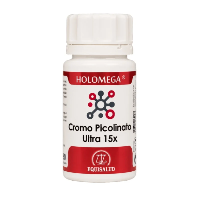 Holomega Cromo Picolinato Ultra 15X · Equisalud · 60 cápsulas