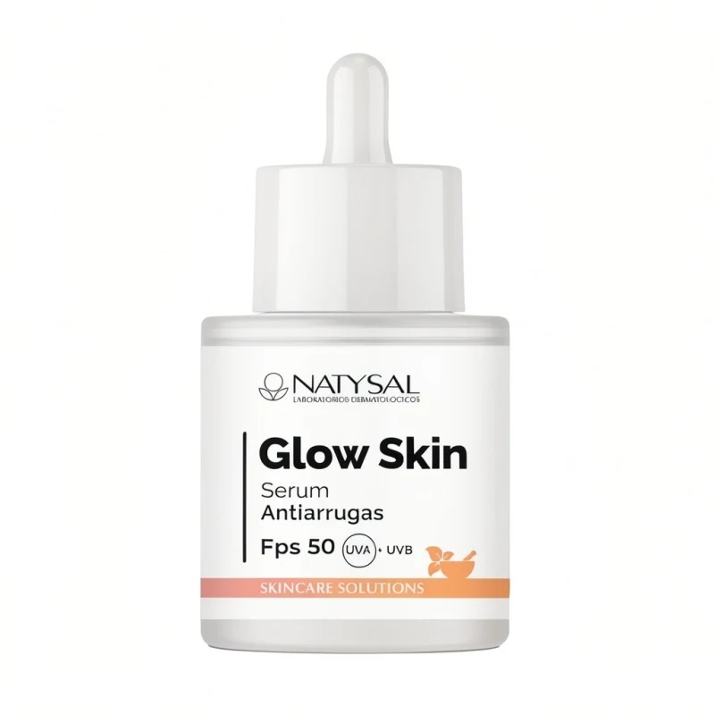 Glow Skin Sérum Antiarrugas FPS50 · Natysal · 30 ml