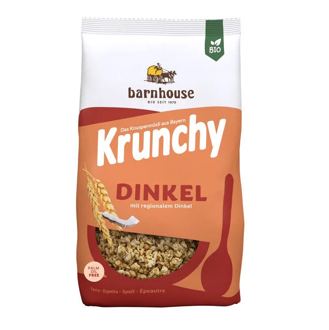 Muesli Krunchy de Trigo Espelta con Coco Bio · Barnhouse · 600 gramos