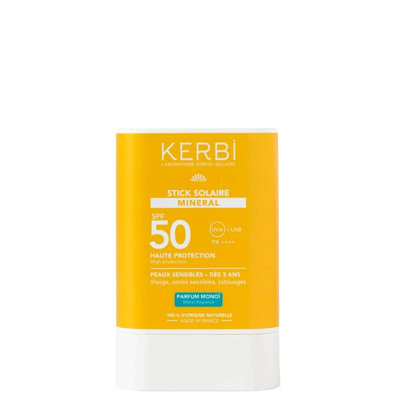 Stick Solar Mineral SPF50 · Kerbi · 15 gramos