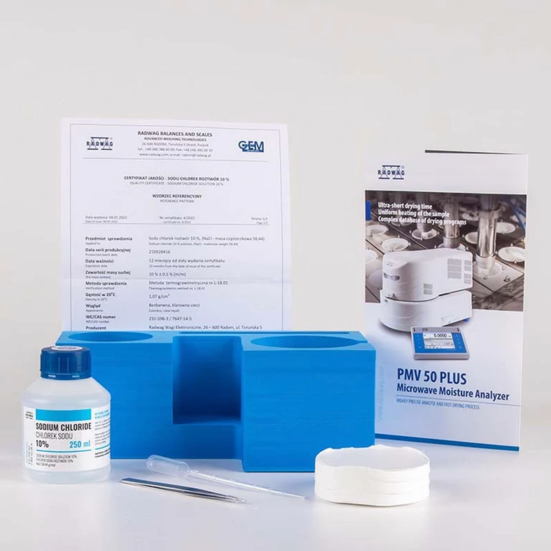 Radwag® MV Test Kit for Moisture Assessment, WX-003-0104