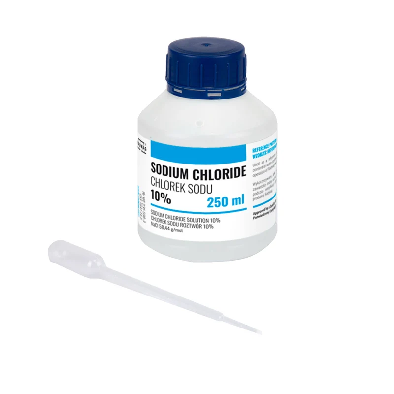 Radwag® Sodium Chloride Reference Material w/Pipette 250ml, WX-003-0103