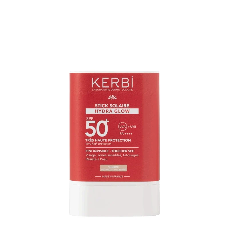 Stick Solar Hydra Glow SPF50 · Kerbi · 15 gramos