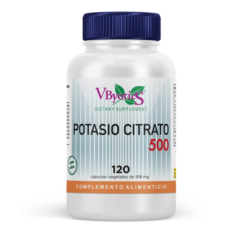 Potasio Citrato 500 · VByotics · 120 cápsulas