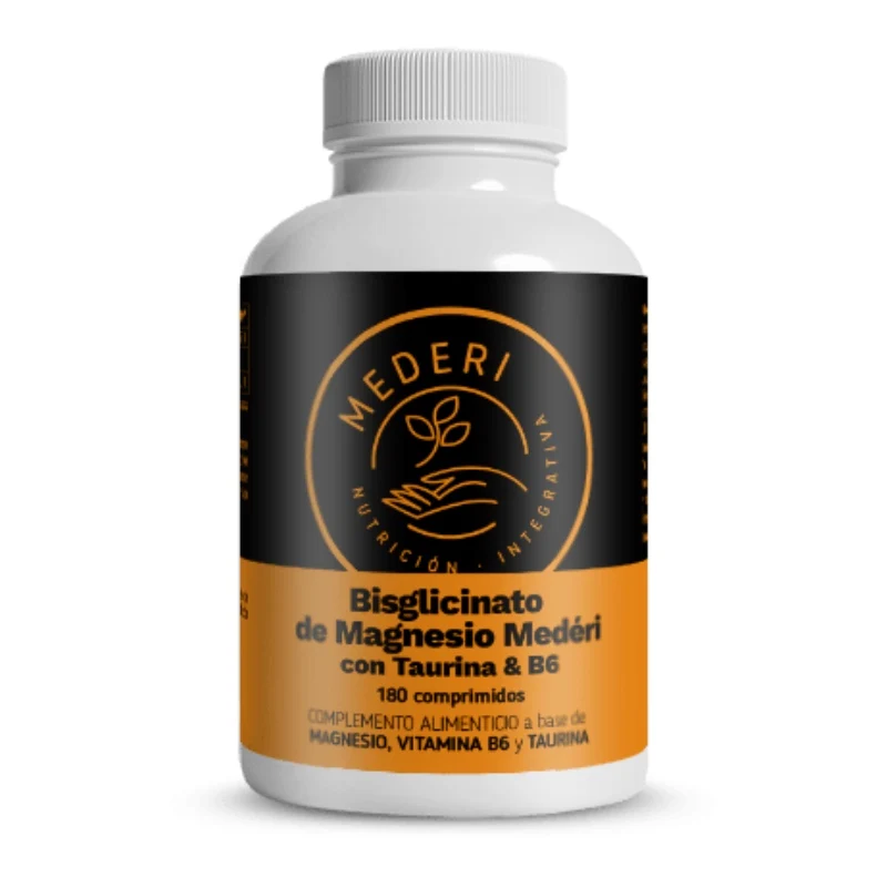 Bisglicinato de Magnesio con Taurina & B6 · Méderi · 180 comprimidos