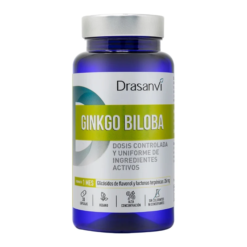 Ginkgo Biloba · Drasanvi · 30 cápsulas