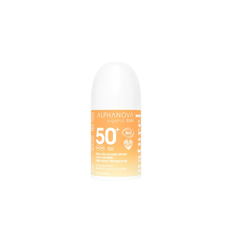 Protector Solar Roll-On Sport SPF50+ · Alphanova · 50 gramos