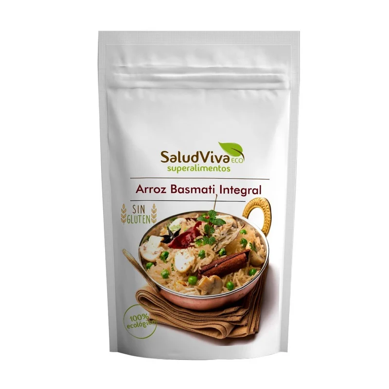 Arroz Basmati Integral Eco · Salud Viva · 500 gramos