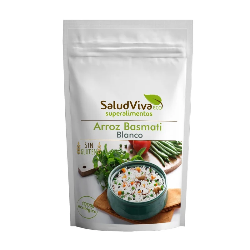Arroz Basmati Blanco Eco · Salud Viva · 500 gramos