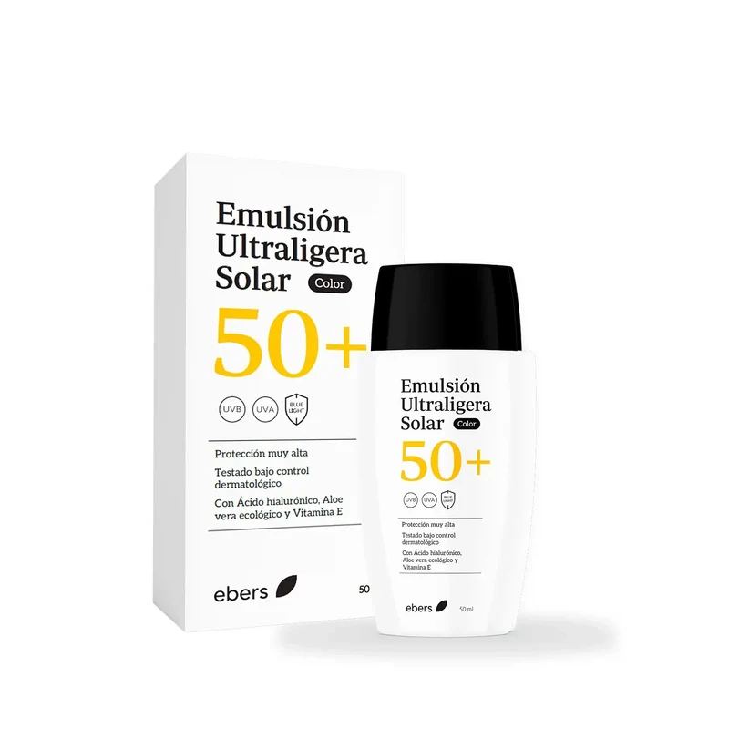 Emulsión Ultraligera Facial SPF50+ · Ebers · 50 ml