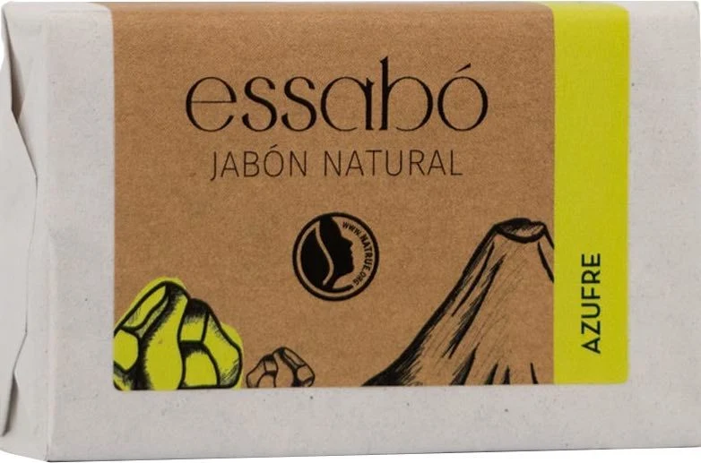 Jabón Natural de Azufre · Essabó · 100 gramos