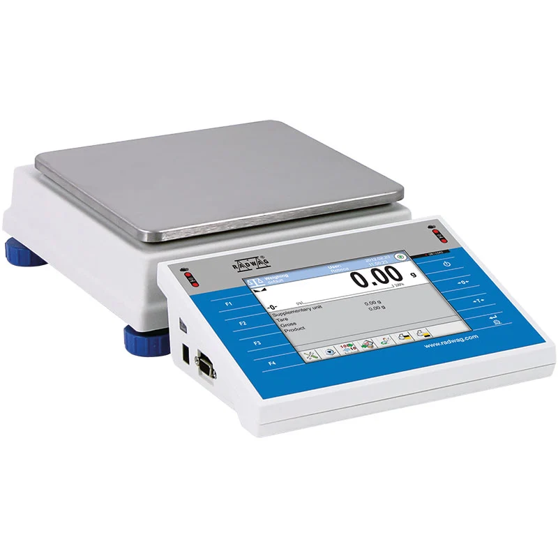 Radwag WLY 10/D2 Precision Balance, 10,000g x 100mg, WL-219-0002