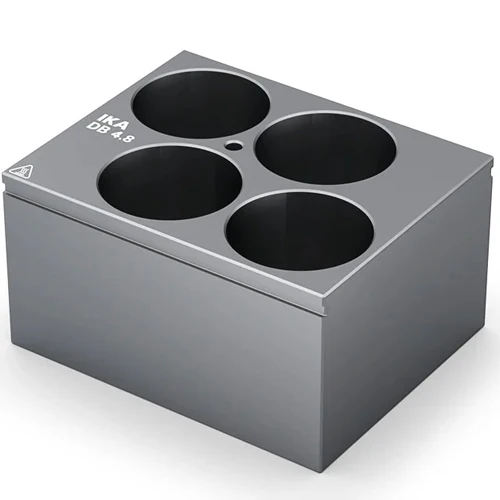 IKA® DB 4.8 Dry Block, 4 x 35 mm Round Bottom Tubes, 4469300