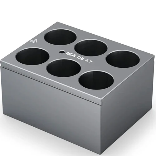 IKA® DB 4.7 Dry Block, 6 x 25 mm Round Bottom Tubes, 4469200