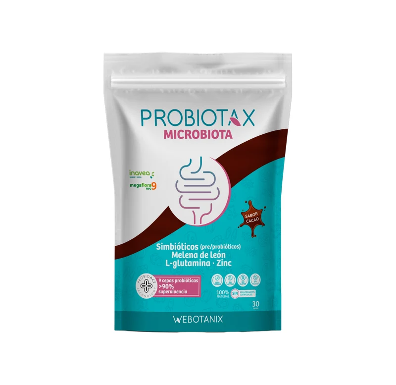 Probiotax Microbiota Sabor Cacao · WeBotanix · 150 gramos
