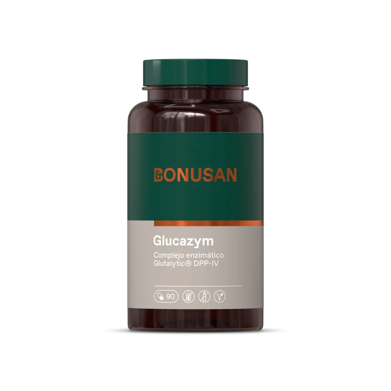 Glucazym · Bonusan · 90 cápsulas