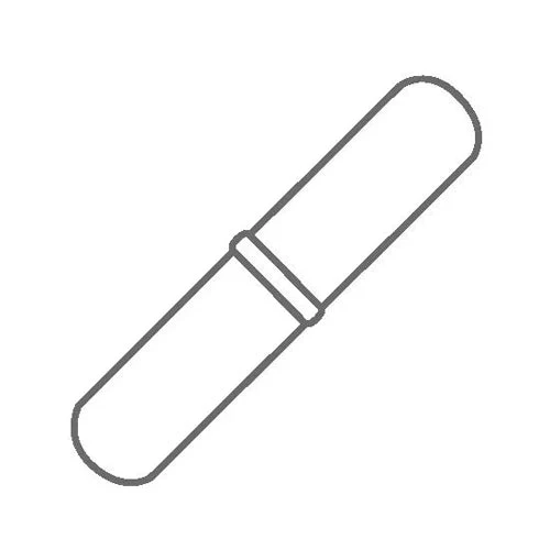 IKA® FLON 30 Slide Round Magnetic Stirring Bar, Set of 5, 4494000