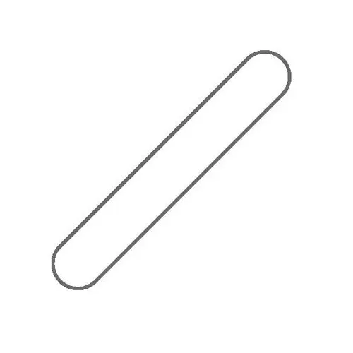 IKA® FLON 25 Round Glass Coated Magnetic Stirring Bar, Set of 5, 4492200
