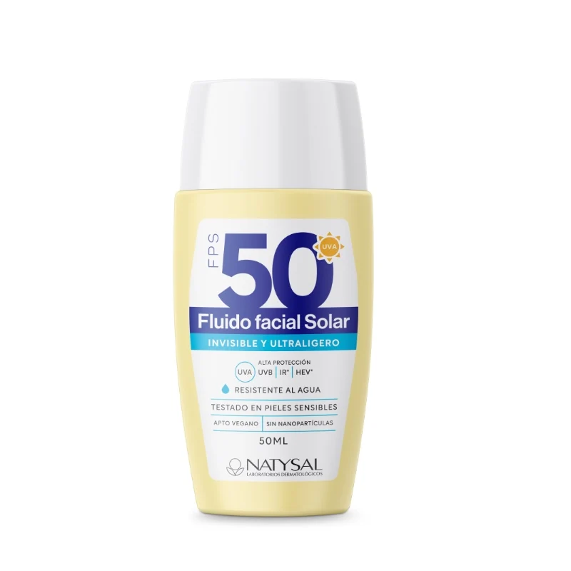 Fluido Facial Solar Alta Protección FPS 50 · Natysal · 50 ml