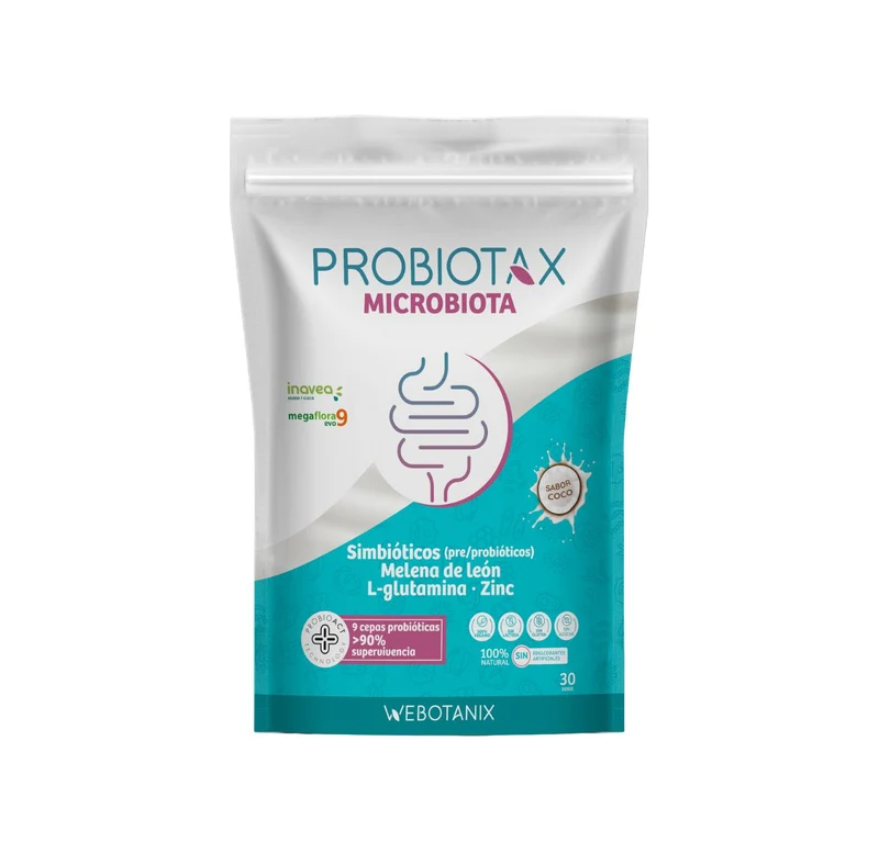 Probiotax Microbiota Sabor Coco · WeBotanix · 150 gramos
