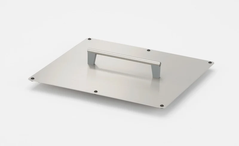 Stainless Steel Lift-off Lid for Elmasonic® ST300H/ST500H Series, 107 6813