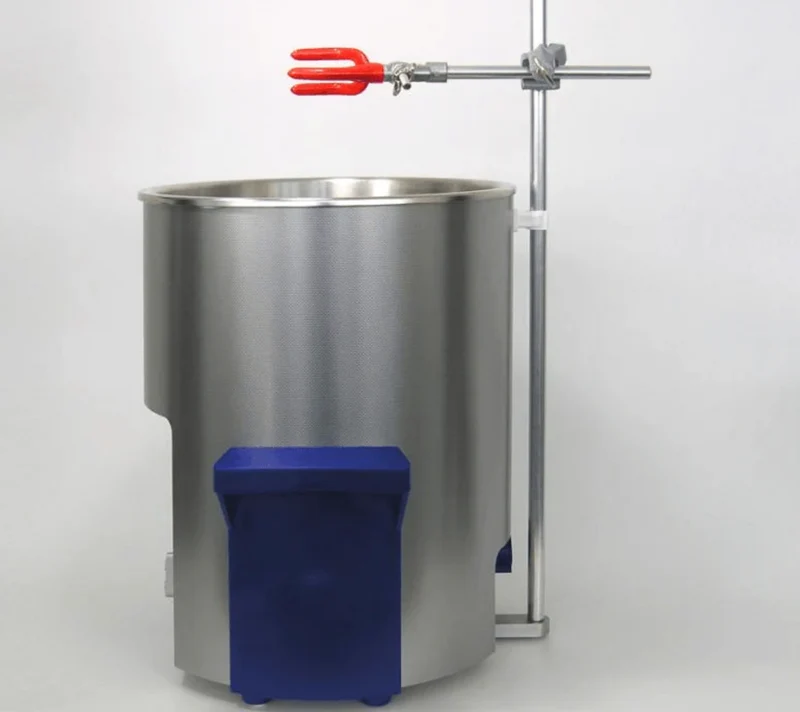 Stainless Steel Stand w/Flask Clamp for Elmasonic® S50R Sieve Cleaner, 104 9786