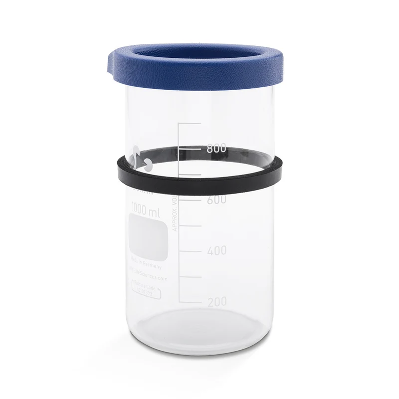Elmasonic® 1,000ml Glass Beaker with Plastic Lid for 15/30/60 Series, 104 7376