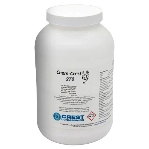 Crest® Ultrasonics Chem-Crest™ 270 Powder, Case/4 x 6lbs Jars., 700270C
