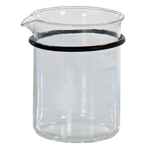 600ml Graduated Glass Beaker with O'Ring, BK-600G