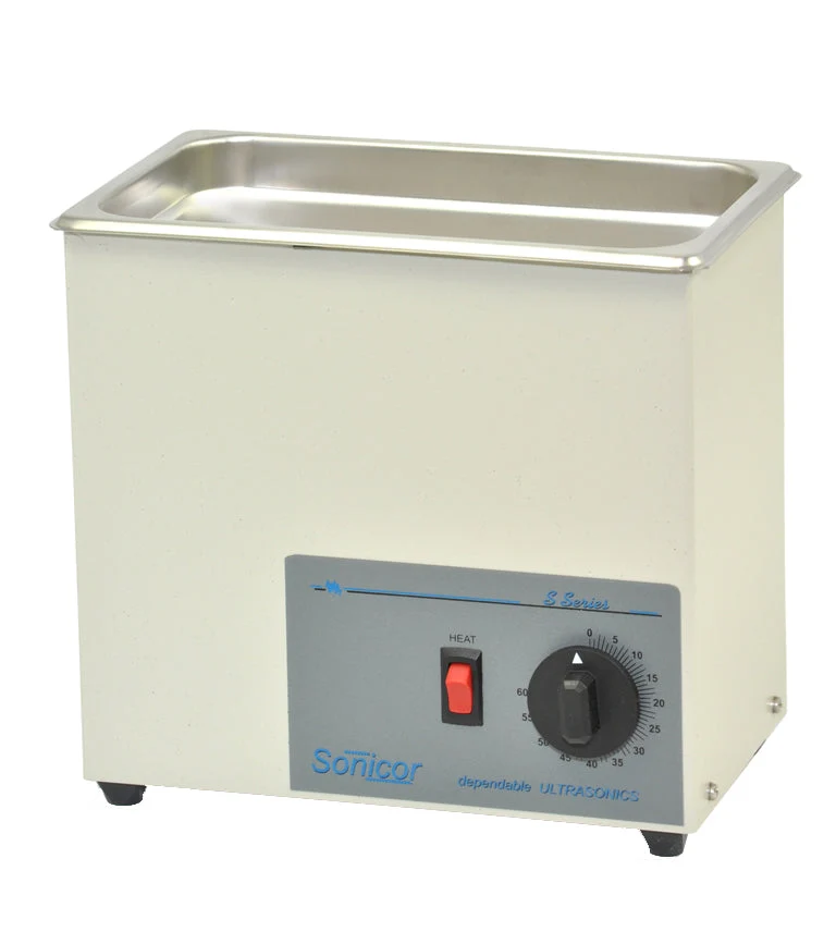 Sonicor 0.75gal. Ultrasonic Cleaner, w/Timer & Heat, S-100TH