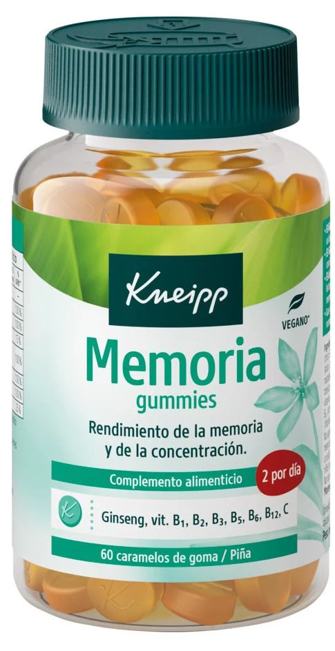 Memoria Gummies · Kneipp · 60 gummies [Caducidad 11/2026]