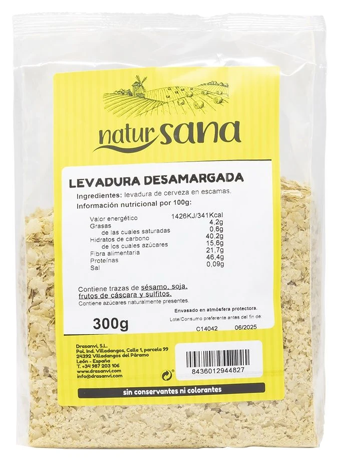 Levadura Desamargada · Natursana · 300 gramos